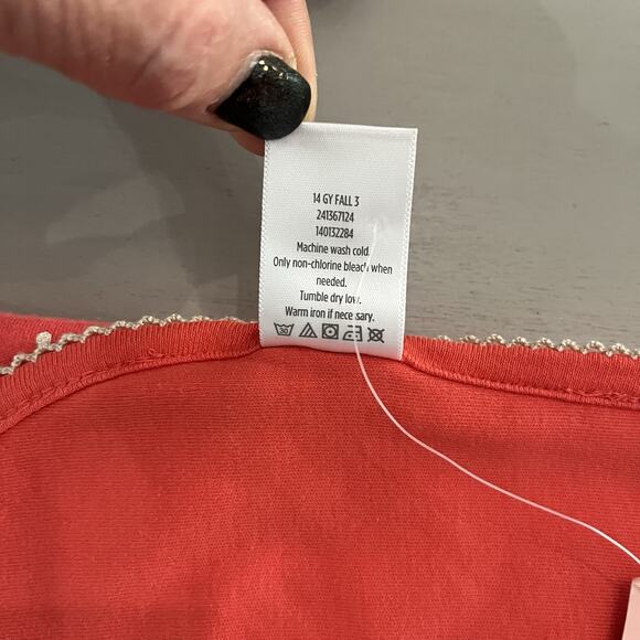 Baby Girl New Gymboree Bear-y Bear Blanket Pink Coral NWT - Picture 8 of 9